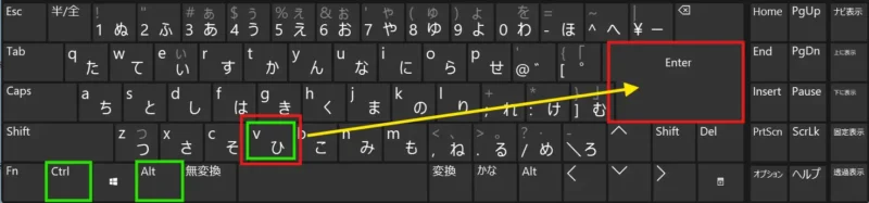 Ctrl + Alt + V → V → Enter